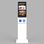 Self-Service Kiosks Outside Restaurants: Retail, Hotel Check-In and Clinic Intake