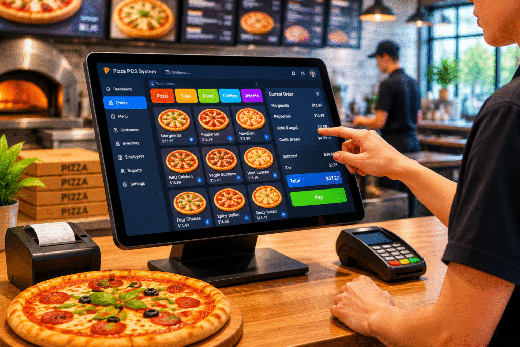 countertop pizza POS system