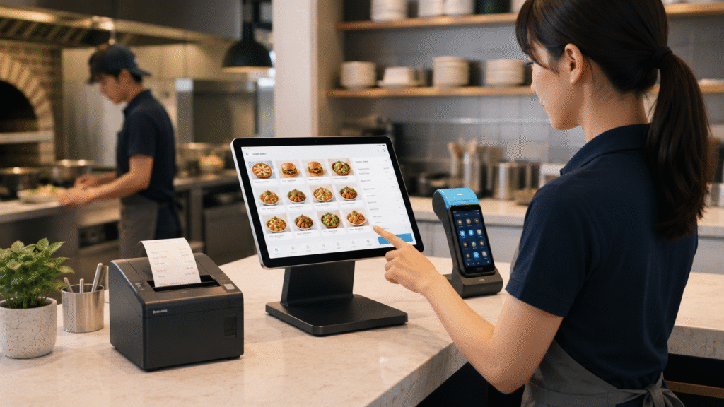 Android POS terminal setup for restaurant