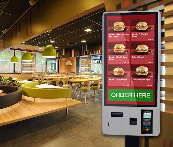 AI restaurant ordering kiosk